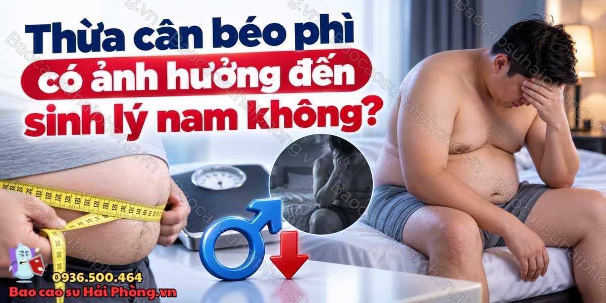 Thừa cân béo phì có ảnh hưởng đến sinh lý nam không?