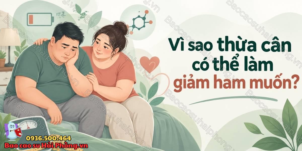 Thừa cân có làm giảm ham muốn tình dục không?