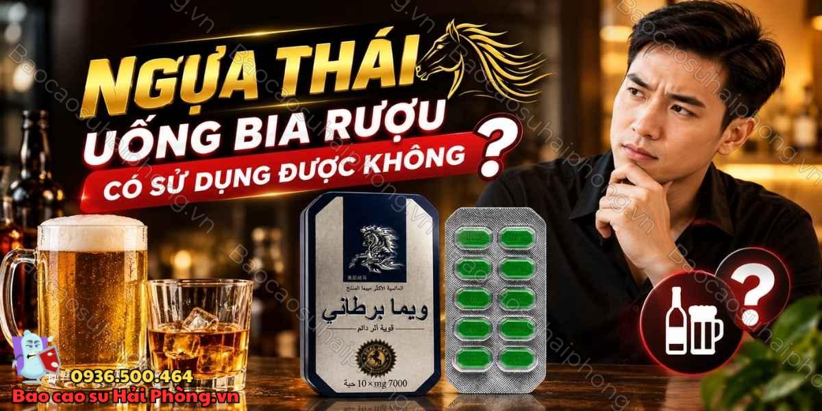 Uống bia rượu có sử dụng Ngựa Thái được không?