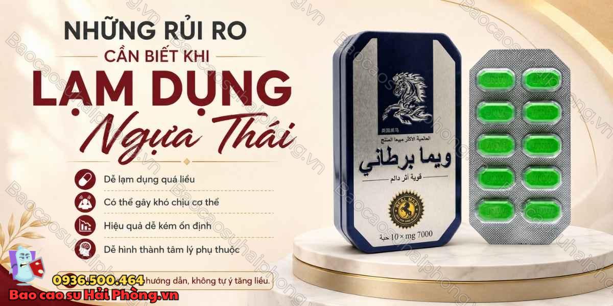 Dùng ngựa Thái nhiều có sao không? Những rủi ro cần biết
