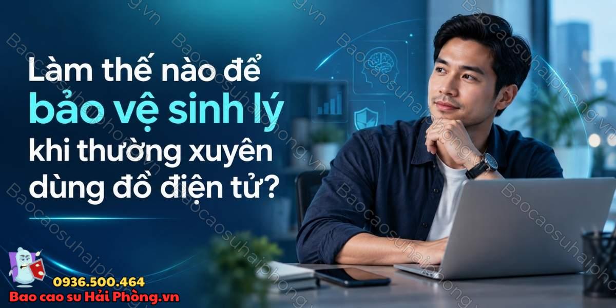 Tiếp xúc nhiều với đồ điện tử có gây yếu sinh lý không?