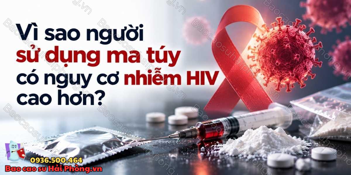 Vì sao những người sử dụng ma túy dễ bị nhiễm HIV/AIDS