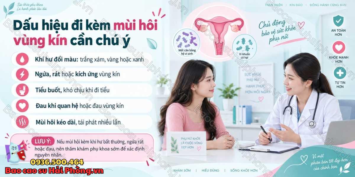 Viêm âm đạo có gây mùi hôi vùng kín không?