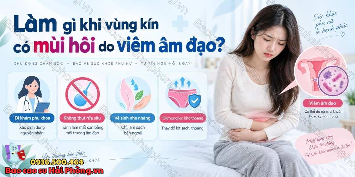 Viêm âm đạo có gây mùi hôi vùng kín không?