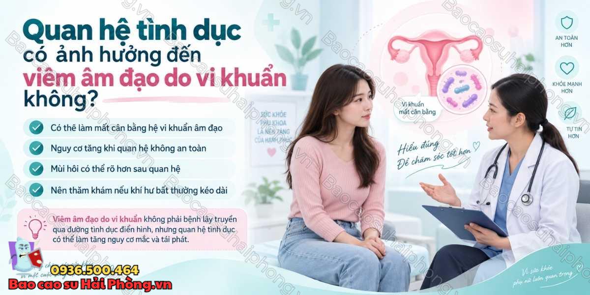 Viêm âm đạo do vi khuẩn có triệu chứng nào?