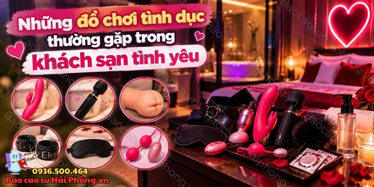 Bên trong khách sạn tình yêu có những đồ chơi tình dục gì?