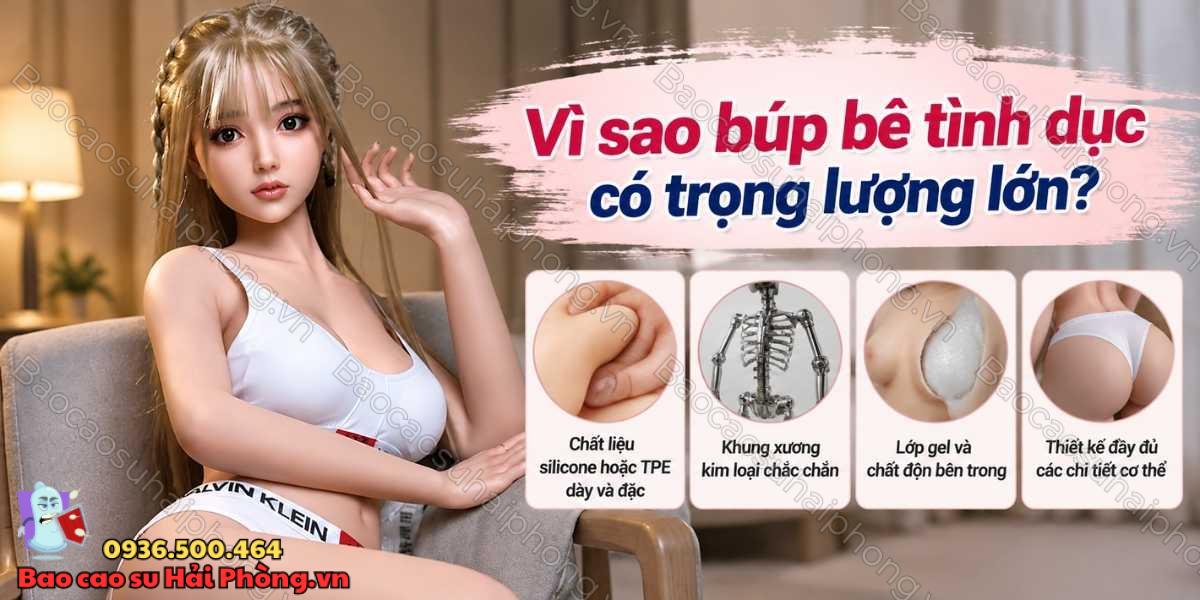 Búp bê tình dục có nặng không?