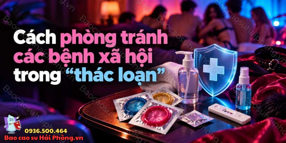 Cách phòng tránh các bệnh xã hội trong "thác loạn"