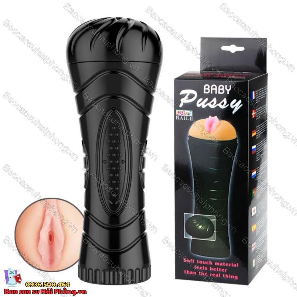 Âm đạo giả Pussy Baby – Cốc thủ dâm kín đáo, lõi mềm