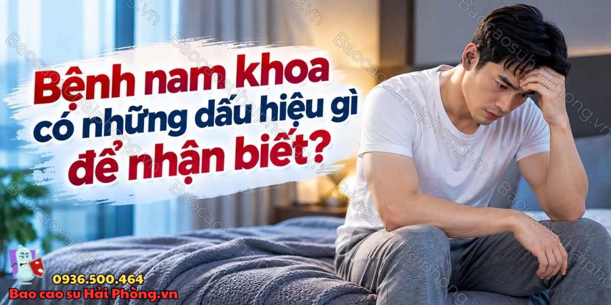 Bệnh nam khoa có những dấu hiệu gì để nhận biết?