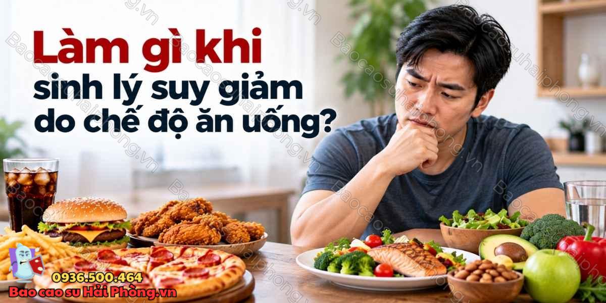 Đồ ăn dầu mỡ có ảnh hưởng đến sinh lý nam không?