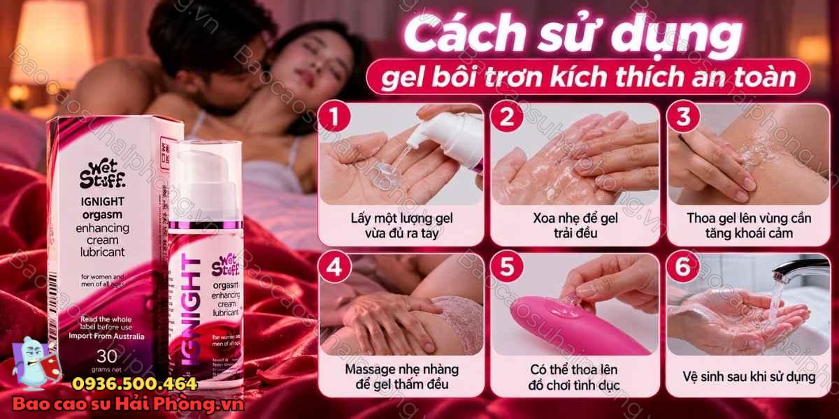 Gel bôi trơn kích thích là gì - Có gì khác gel bôi trơn thông thường?