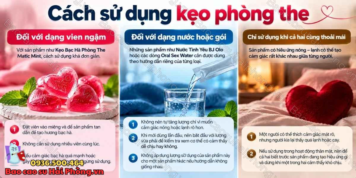 Kẹo phòng the là gì? - Có công dụng như thế nào?