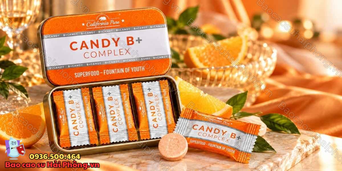 Kẹo sâm Candy B Complex – Giữ vững phong độ phái mạnh