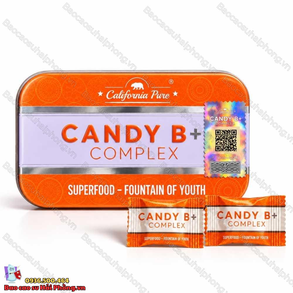 Kẹo sâm Candy B Complex – Giữ vững phong độ phái mạnh