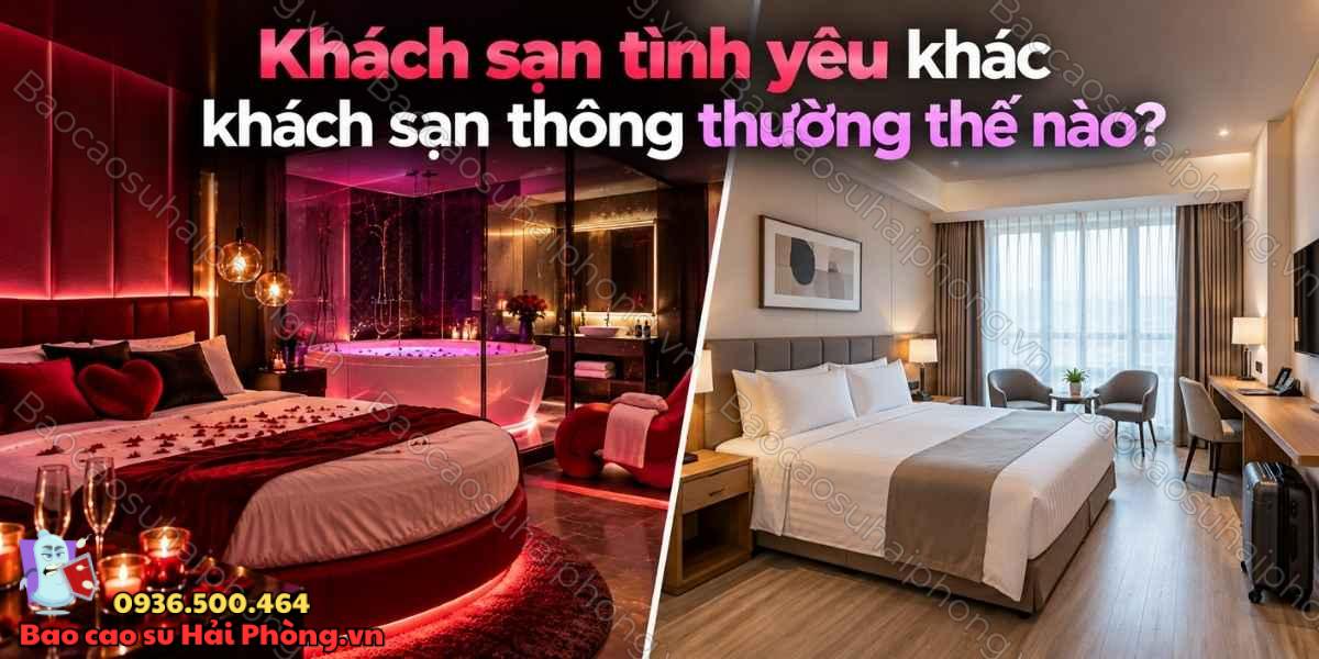 Khách sạn tình yêu là gì? - Có gì khác khách sạn thông thường?
