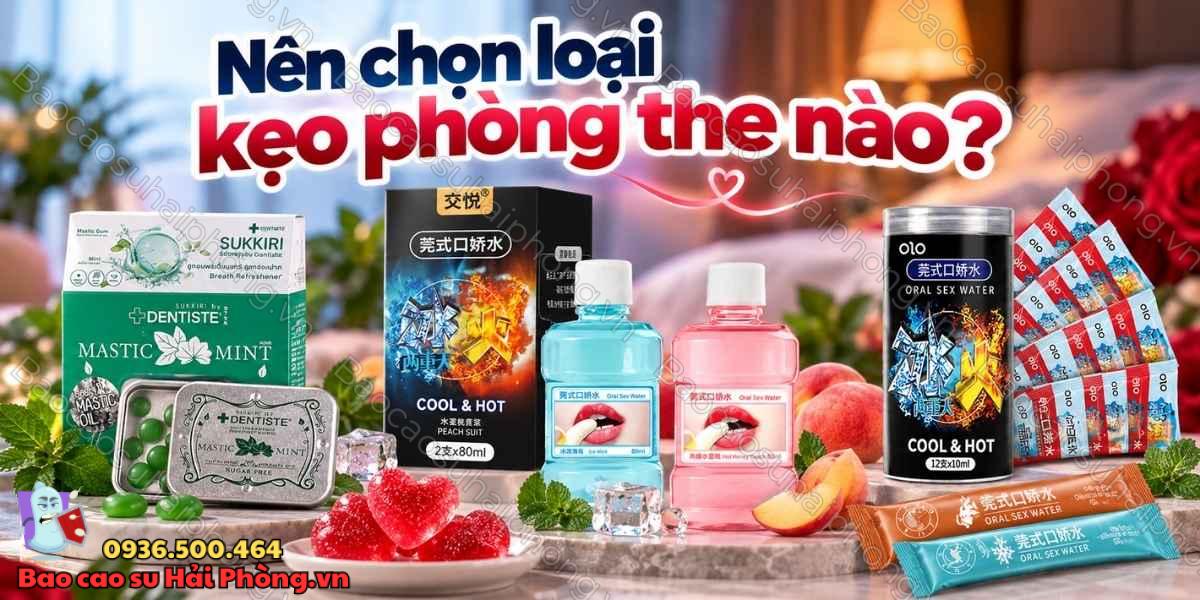 Lúc nào thì nên sử dụng kẹo phòng the?