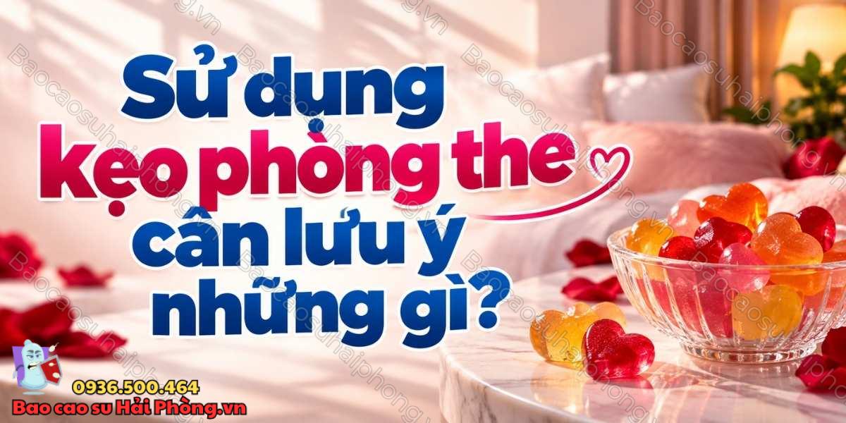 Lúc nào thì nên sử dụng kẹo phòng the?