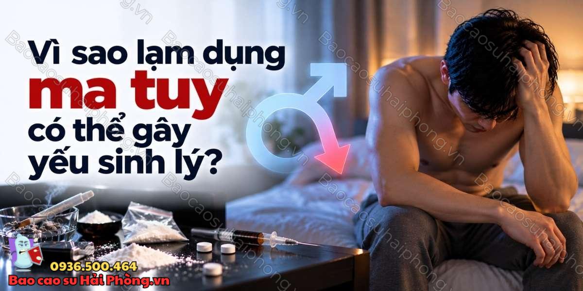 Lạm dụng ma túy khiến yếu sinh lý phải làm sao?