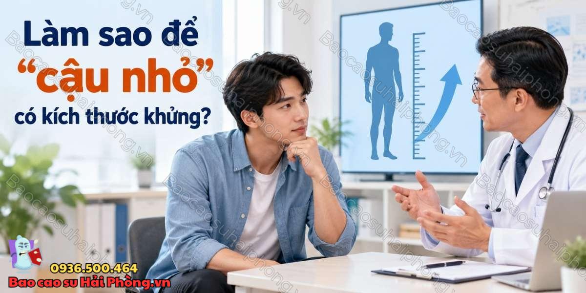 Làm sao để “cậu nhỏ” có kích thước khủng?
