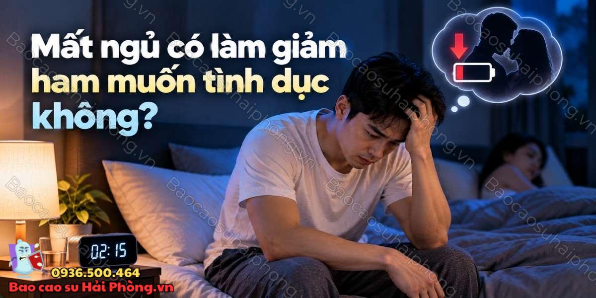 Mất ngủ có làm giảm ham muốn tình dục không?