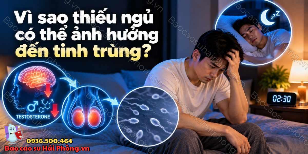 Ngủ ít có ảnh hưởng đến chất lượng tinh trùng không?