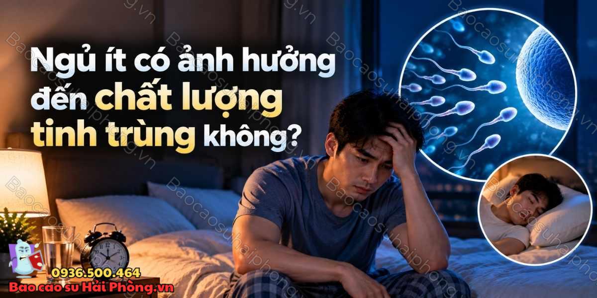 Ngủ ít có ảnh hưởng đến chất lượng tinh trùng không?