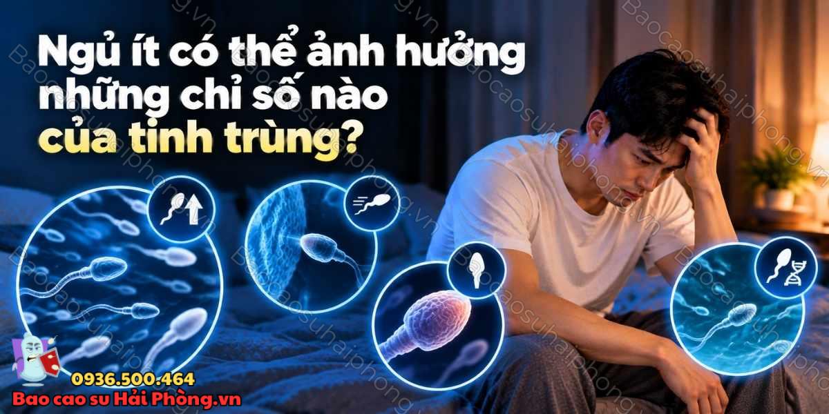 Ngủ ít có ảnh hưởng đến chất lượng tinh trùng không?