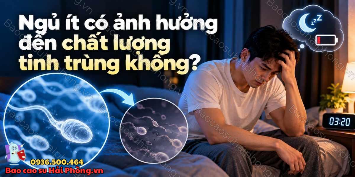 Ngủ ít có ảnh hưởng đến chất lượng tinh trùng không?