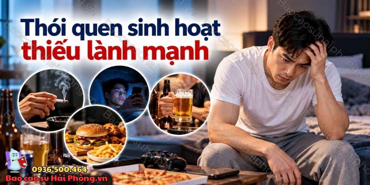 Nguyên nhân bị các bệnh nam khoa thường gặp