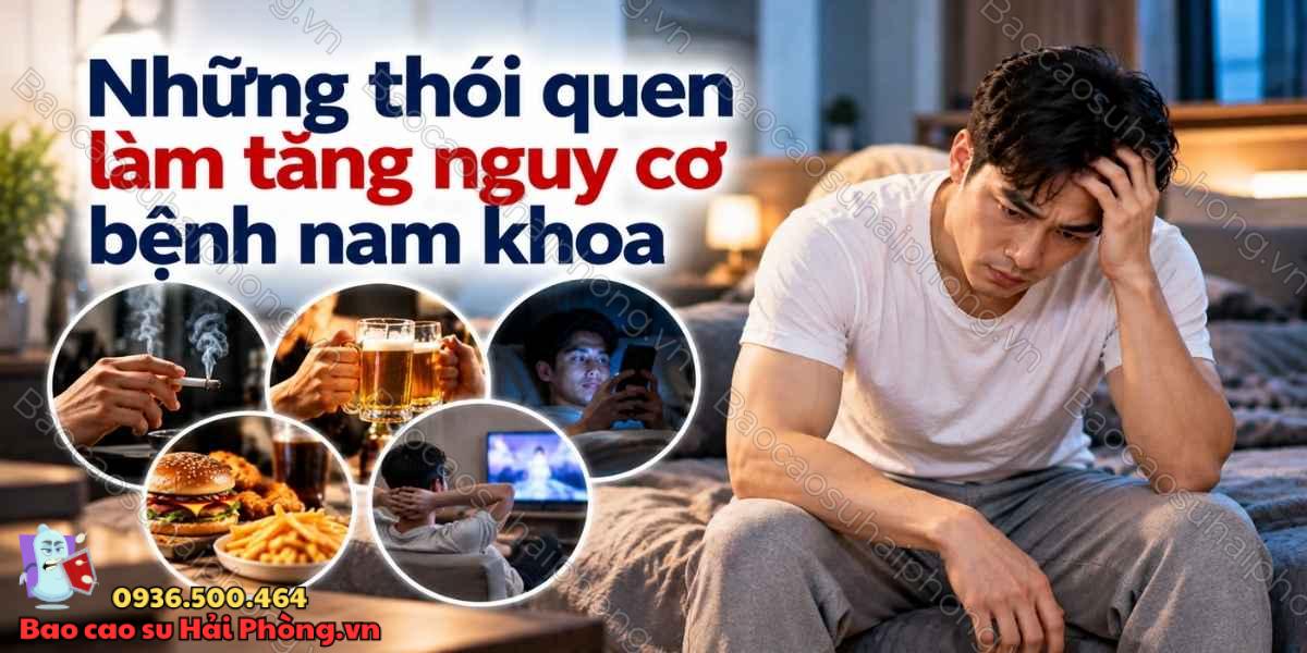 Nguyên nhân bị các bệnh nam khoa thường gặp