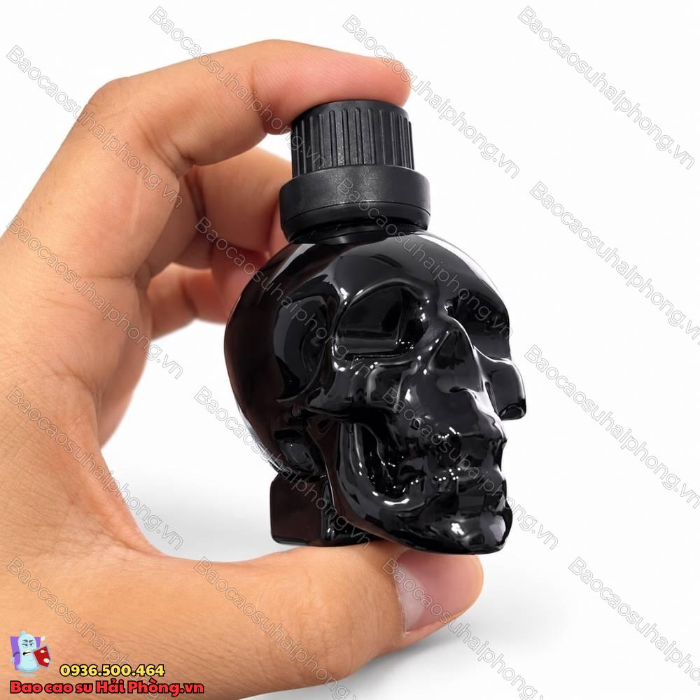 poppers-black-skull (5) Popper Black Skull 40ml – Không đau đầu, rát mũi
