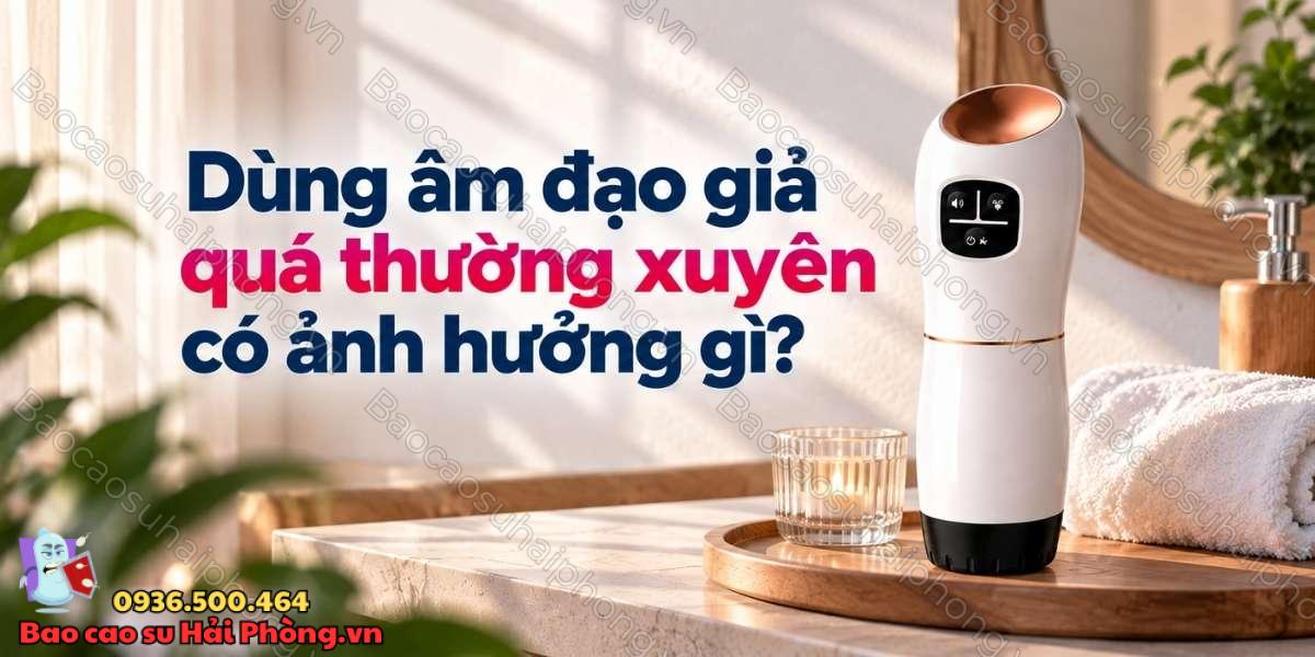 Sử dụng âm đạo giả thường xuyên có "nghiện" không?