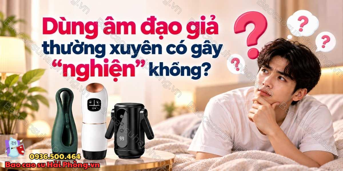 Sử dụng âm đạo giả thường xuyên có "nghiện" không?