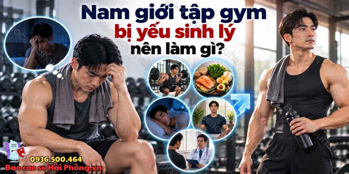 Tại sao hay nói tập gym là yếu sinh lý?