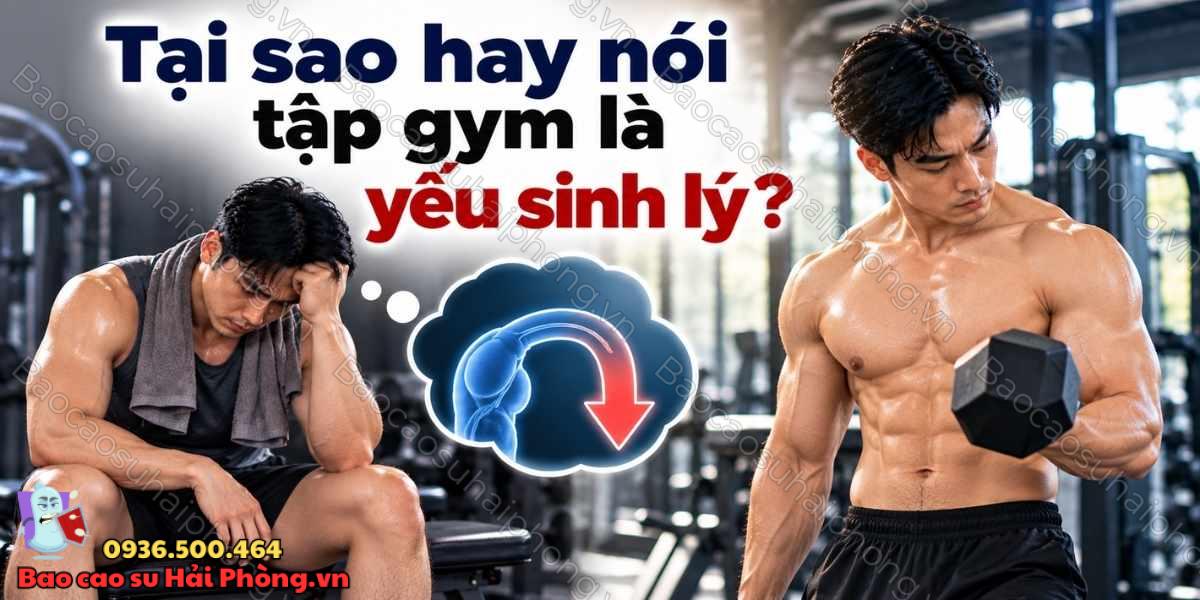 Tại sao hay nói tập gym là yếu sinh lý?