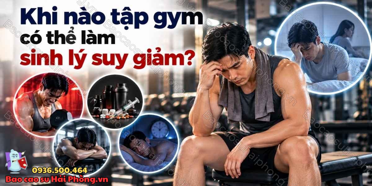 Tập gym có làm suy giảm sinh lý nam giới không?