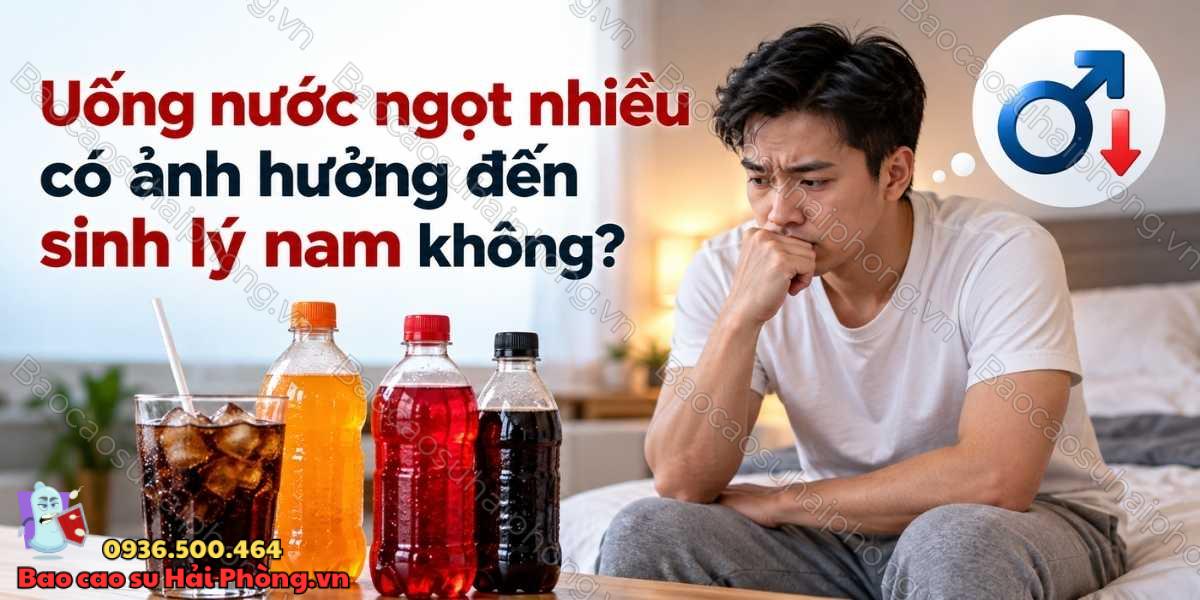 Uống nước ngọt nhiều có gây yếu sinh lý không?