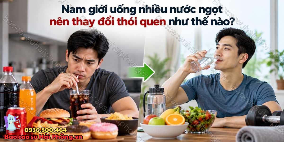 Uống nước ngọt nhiều có gây yếu sinh lý không?