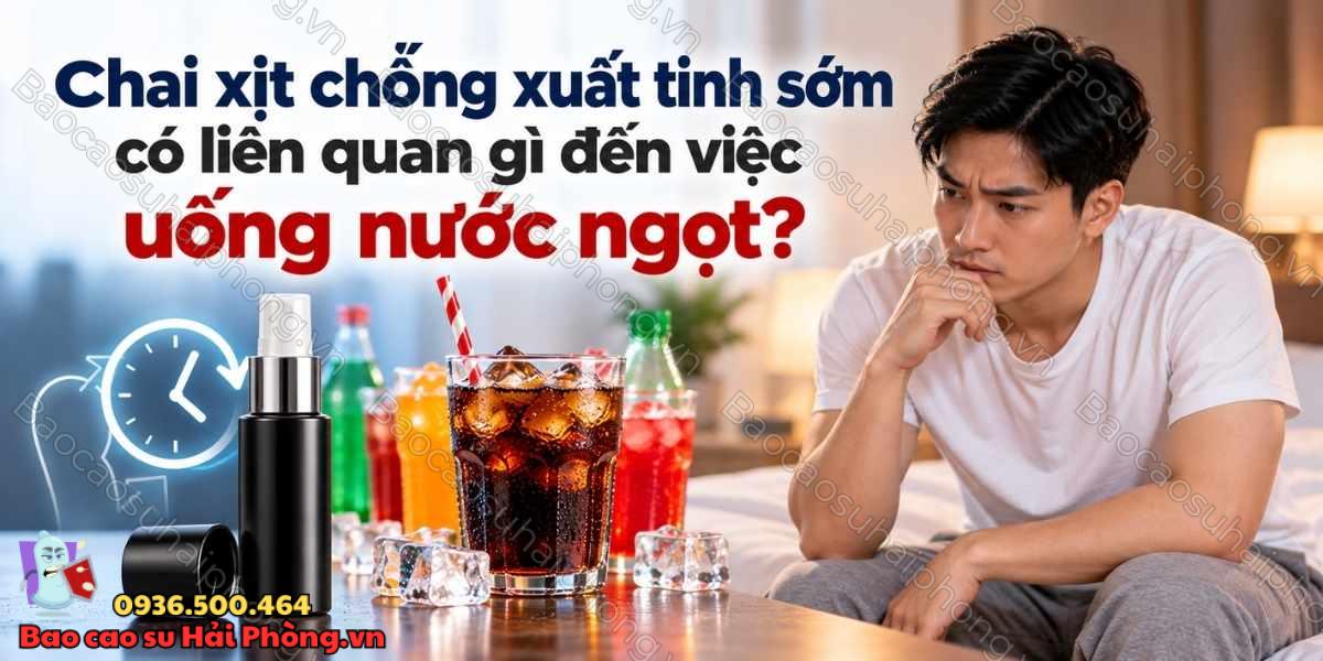 Uống nước ngọt nhiều có gây yếu sinh lý không?