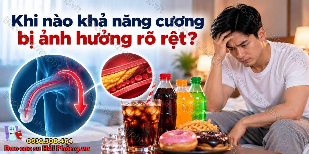 Vì sao uống nhiều nước ngọt có thể gây yếu sinh lý?